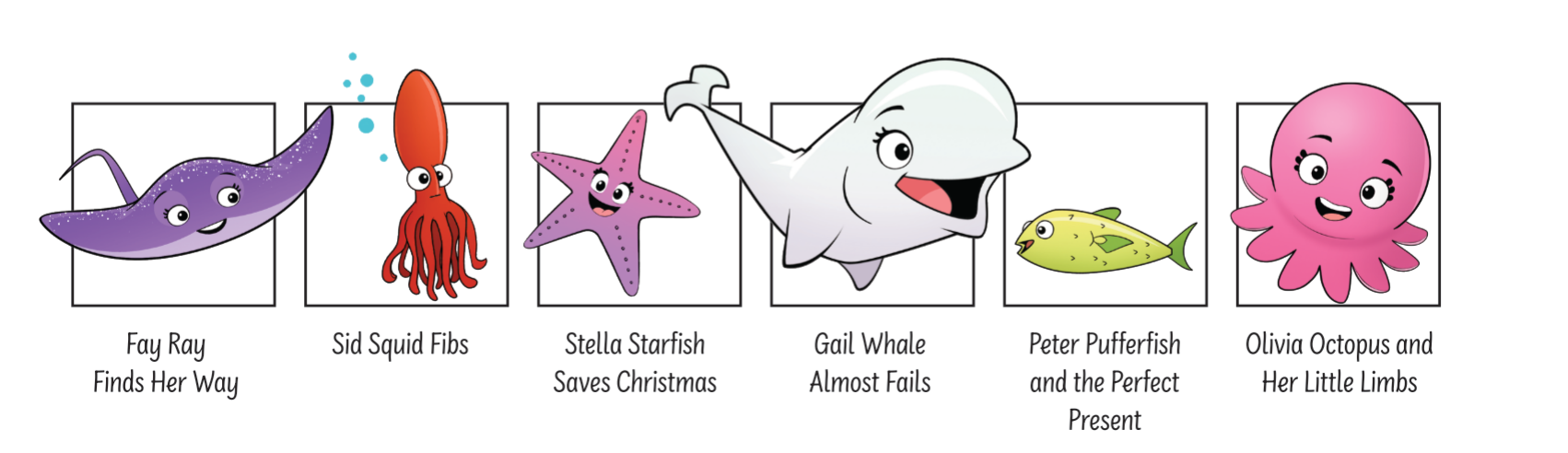 Aquarium Pals Characters